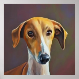 Azawakh - Dog Portrait Poster