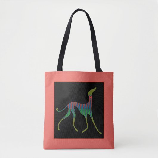 Azawakh gestiliseerd "Oska" Tote Bag (Voorkant)