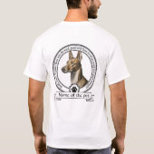 Azawakh Hond Credo T-shirt (Achterkant)