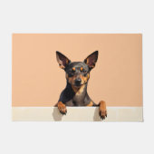 Azawakh Hond deurmat Kunst (Voorkant)