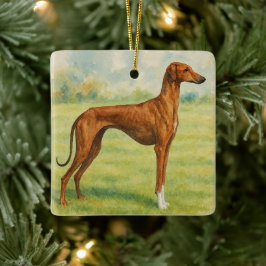 Azawakh Keramisch Ornament