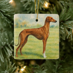 Azawakh Keramisch Ornament