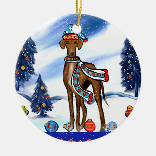 AZAWAKH KERAMISCH ORNAMENT (Voorkant)