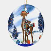 AZAWAKH KERAMISCH ORNAMENT (Links)