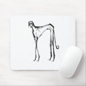 Azawakh Mousepad 2 van David Moore Muismat (Met muis)