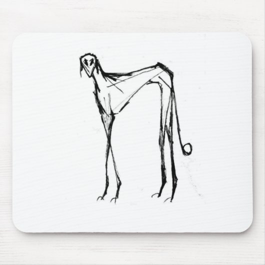 Azawakh Mousepad 2 van David Moore Muismat (Voorkant)