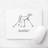 Azawakh Mousepad Design van David Moore Muismat (Met muis)