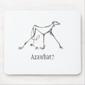 Azawakh Mousepad Design van David Moore Muismat (Voorkant)