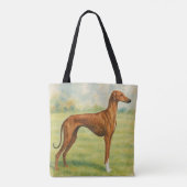 Azawakh Tote Bag (Achterkant)
