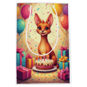 Azawakh verjaardagsfeest medium cadeauzakje (Voorkant)