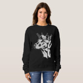 Azawakh with crown dog greyhound mom  1 trui (Voorkant volledig)