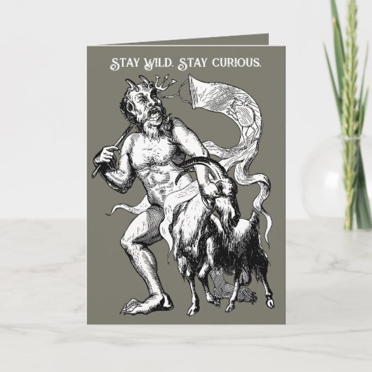 Azazel en de weerspannige geit kaart (Voorkant)