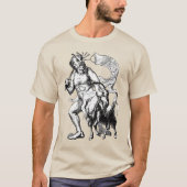 Azazel en de weerspannige geit t-shirt (Voorkant)