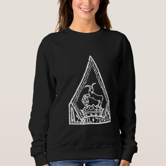 Azazel Satan Goat Demon Grimoire Occult T-shirt (Voorkant)
