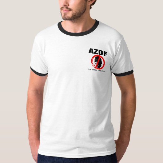 AZDF: Anti-Zombie Defense Force T-shirt (Voorkant)