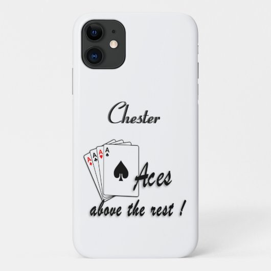 Azen boven de rest Persoonlijke Naam Case-Mate iPhone Case (Achterkant)