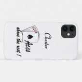 Azen boven de rest Persoonlijke Naam Case-Mate iPhone Case (Achterkant (horizontaal))
