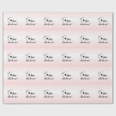 Azen Boven de Rest Rood Cadeaupapier (Vlak)