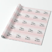 Azen Boven de Rest Rood Cadeaupapier (Uitgerold)