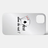 Azen Boven de Rest Zilver Case-Mate iPhone Case (Achterkant (horizontaal))