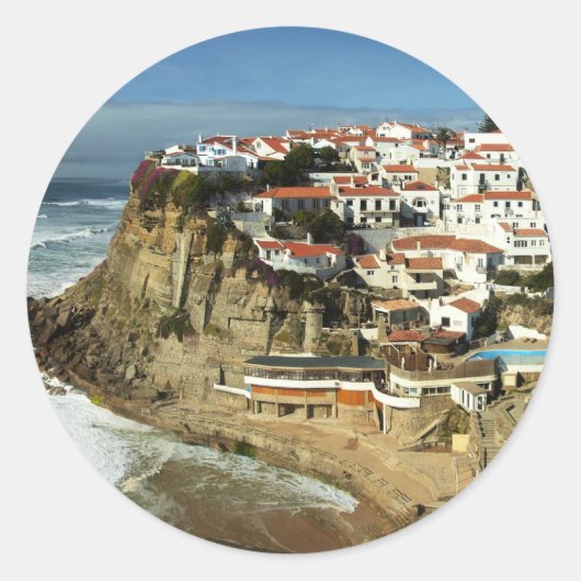 Azenhas Do Mar, Portugal Ronde Sticker (Voorkant)