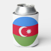 Azerbaijan Flag Blikjeskoeler (Blikje Voorkant)