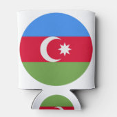 Azerbaijan Flag Blikjeskoeler (Achterkant)