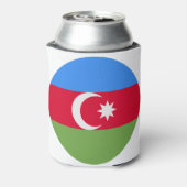 Azerbaijan Flag Blikjeskoeler (Blikje Achterkant)