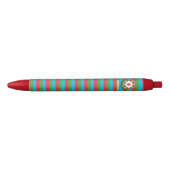 Azerbaijan Flag Cute Patriotic Black Ink Pen (Voorkant)