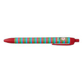 Azerbaijan Flag Cute Patriotic Black Ink Pen (Bodem)