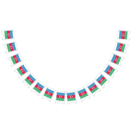 Azerbaijan Flag Emblem Vlaggetjes (Alle)