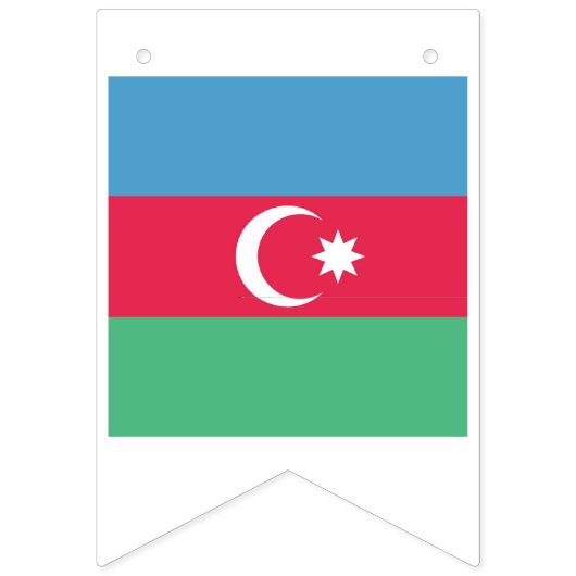 Azerbaijan Flag Emblem Vlaggetjes (Tweede vlag)