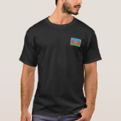 Azerbaijan Flag T-Shirt (Voorkant)