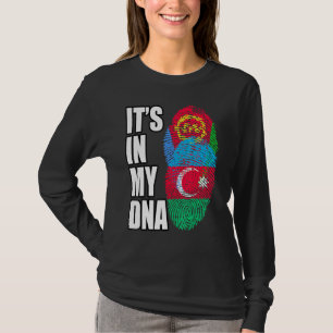 Azerbeidzjaans en Eritrees Mix DNA-vlaggenerfgoed T-shirt