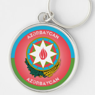 Azerbeidzjaans Erfgoed Embleem Sleutelhanger