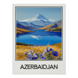 Azerbeidzjaanse bergschildpad perfect poster