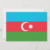 Azerbeidzjaanse vlag, Azerbeidzjan bruiloft Kaart (Achterkant)