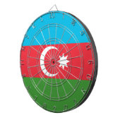 Azerbeidzjaanse vlag (Azerbeidzjan) Dartbord (Voorkant Rechts)