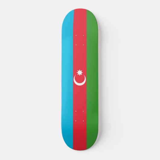 Azerbeidzjaanse vlag (Azerbeidzjan) Persoonlijk Skateboard (Voorkant)