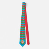 Azerbeidzjaanse vlag en nationaal embleem, Azerbei Stropdas (Voorkant)