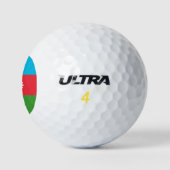 Azerbeidzjaanse vlag golfballen (Logo)