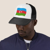 Azerbeidzjaanse vlag hoed trucker pet (In situ)