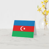 Azerbeidzjaanse vlag Notitiekaart (Gele Bloem)