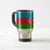 Azerbeidzjaanse vlag reisbeker (Voorkant links)