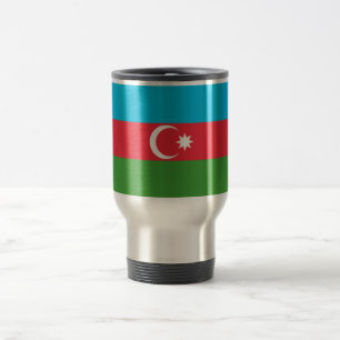 Azerbeidzjaanse vlag reisbeker