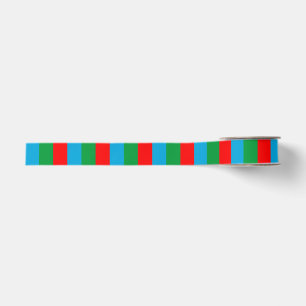 Azerbeidzjaanse vlag strepen land symbool patroon grosgrain lint