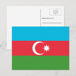 Azerbeidzjaanse vlag, vlag van Azerbeidzjan Briefkaart