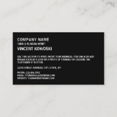 Azerbeidzjaanse vlag, vlag van Azerbeidzjan Visitekaartje (Achterkant)