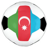 Azerbeidzjaanse vlag voetbal (Gedraaid)