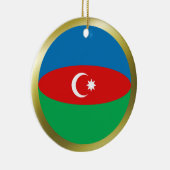 Azerbeidzjaanse vlagornament keramisch ornament (Rechts)